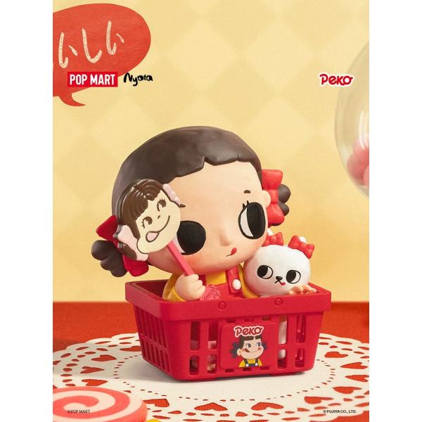 POPMART泡泡玛特Nyota × Peko手办娃娃摆件